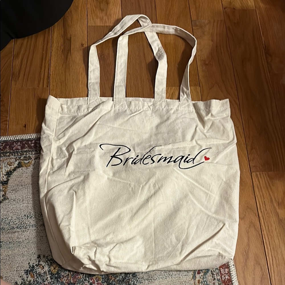 Bridesmaid Cream Tote Bag